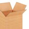 25 Pack Multi Depth Corrugated Shipping Boxes Strong Cardboard Cartons for Storage 13 x 13 x 13